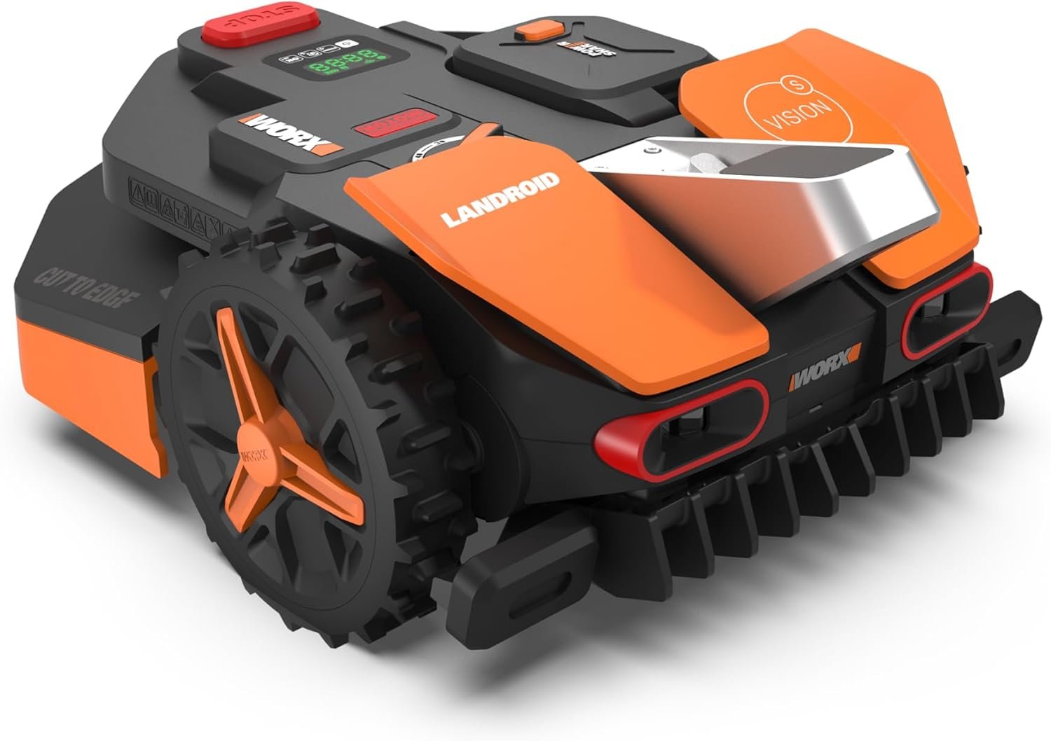 WORX Landroid Vision S250 WR202E – Mähroboter für 250m², KI-Navigation ohne Begrenzungskabel, Hindernisvermeidung, WLAN & Bluetooth