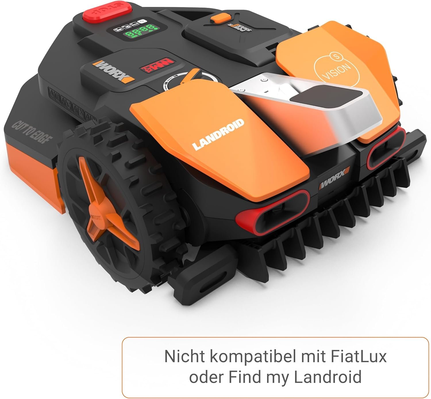 WORX Landroid Vision S250 WR202E – Mähroboter für 250m², KI-Navigation ohne Begrenzungskabel, Hindernisvermeidung, WLAN & Bluetooth - Image 10