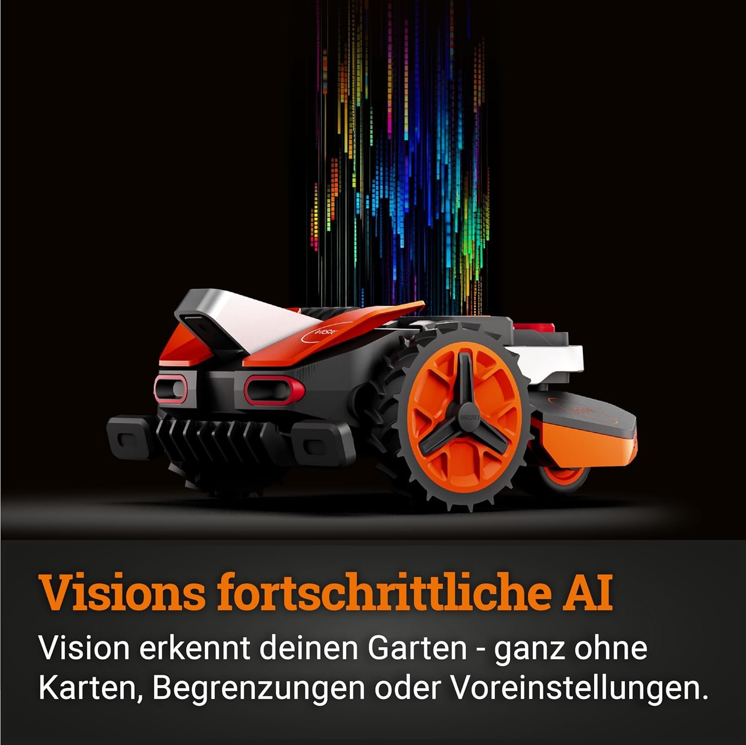 WORX Landroid Vision S250 WR202E – Mähroboter für 250m², KI-Navigation ohne Begrenzungskabel, Hindernisvermeidung, WLAN & Bluetooth - Image 4